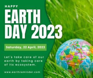 world earth day 2023 date